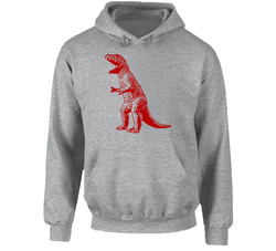 Sheldon Big Bang Theory Dinosaur Hoodie