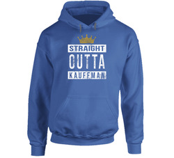 Straight Outta Kauffman Baseball Kansas City Playoffs Stadium Hoodie