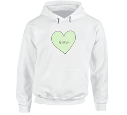 Niall Horan green heart Hoodie