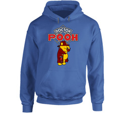 Dr Pooh Funny Who Bear Parody Hoodie