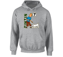 Tin Tin Cartoon The Adventures Of Retro Hoodie