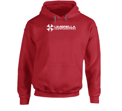 Umbrella Corporation Zombie Red Hoodie