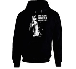 Mitch Hedberg Wino Joke Black Hoodie