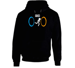Portal Bathroom Parody Video Game Hoodie