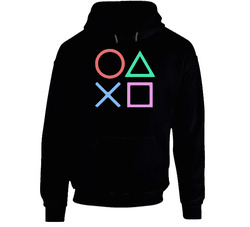Playstation Gamer Buttons Hoodie