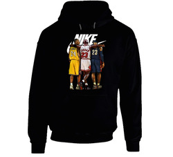 Legends Of Basketball Nike Lebron James Kobe Bryant Michael Jordan Hoodie