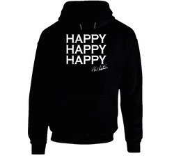 Happy Happy Happy Black Hoodie