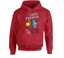 Capn Crunch Captain Retro Cereal Box Hoodie