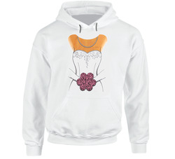 Funny Bride Wedding Dress Tuxedo Halloween  Bachelorette Stag Hoodie