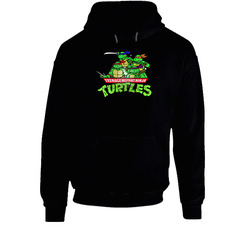 Retro 80's Vintage Teenage Mutant Ninja Turtles Cool Hoodie