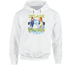Splash Brothers White Hoodie