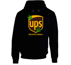 United Pot Smokers Ups Parody Weed Cannabis Hoodie
