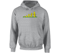 Lego Evolution Funny Hoodie