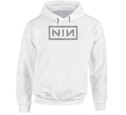 Captain Marvel Nine Nails Rock Band Logo Distressed Vintage Hoodie