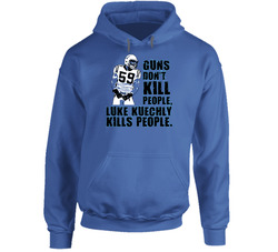 Luke Kuechly Carolina Football Boston Linebacker Defence Hoodie