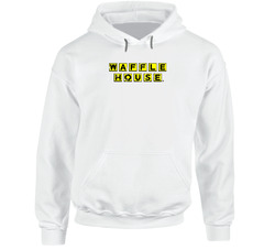 Waffle House Fast Food Restaurant Distressed Look Hoodie