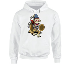 White MONKEY BOMB JOLLY CHIMP T-Shirt CALL OF DUTY ZOMBIES 100% COTTON Hoodie