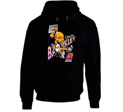 Charles Barkley Retro Basketball Caricature Hoodie