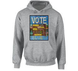 Vote Blue Classic T Hoodie