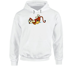 Calvin And Hobbes Silly Funny Hoodie