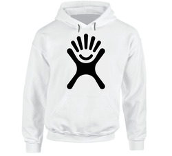 White Hydro Flask Bottle Halloween Costume Hoodie