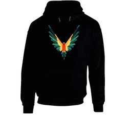 New The Maverick Bird Logo Logan Paul Black Hoodie New From Us 100% Cotton  Hoodie