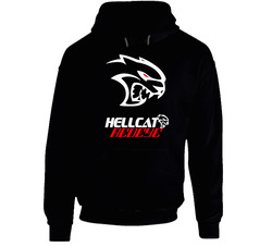 Dodge Challenger Redeye New 2019 Hell Cat Srt Hemi Logolong Sleeve Hoodie