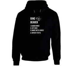 Ring Bearer - For Dark Colored Shirts Only - Duties Hoodie