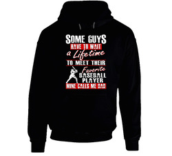 My Son is My Favorite Player Baseball Dad T Shirt - Gift for Dad Hoodie