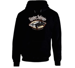 Singer Salvage Yard Car Hoodie
