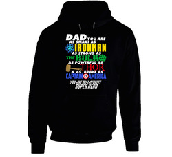 Dad Super Hero Ironman Hulk Thor Captain America Fathers Day Gift Hoodie