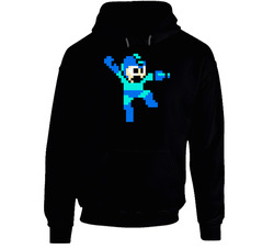 Megaman Mega Man Video Game Blue Bomber Hoodie