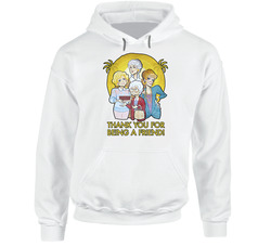 Golden Girls 80s Tv Retro Caricature Hoodie