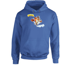 Crash Bandicoot Video Game Hoodie