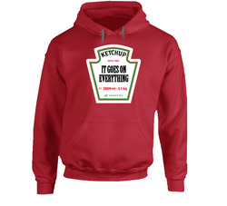 I Love Ketchup Food Hoodie