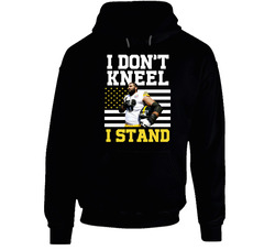 Dont Kneel I Stand Pittsburgh Football Alejandro Villanueva Usa Anthem Hoodie