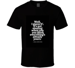 WELL, I GUESS IT’S NOT STEALING WHEN YOU THINK EVERYTHING’S ALREADY YOURS.” Sign-off: — Paula | White Lotus T Shirt
