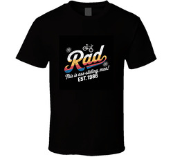 Rad Bmx Vhs Movie Ass Sliding T Shirt