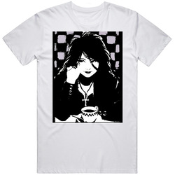 Death Sandman Neil Gaiman Comic Goth Retro Graphic Unisex Cotton White Classic T Shirt