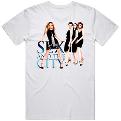 Sex And The City Tv Show Retro Graphic Unisex Cotton White Classic T Shirt