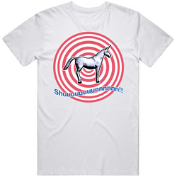 Charlie The Unicorn Pop Culture Retro Graphic Unisex Cotton White Classic T Shirt