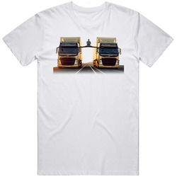 Jean-claude Van Damme Volvo Splits Retro Graphic Unisex Cotton White Classic T Shirt