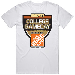 Espn College Gameday Football Fan Cool Essential Gift Retro Graphic Unisex Cotton White Classic T Shirt