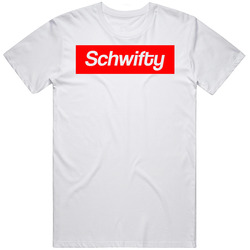 Schwifty Retro Graphic Unisex Cotton White Classic T Shirt