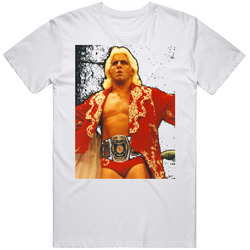 Ric Flair The Nature Boy Retro Graphic Unisex Cotton White Classic T Shirt