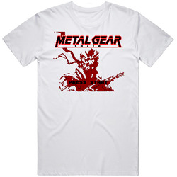 Metal Gear Solid Retro Retro Graphic Unisex Cotton White Classic T Shirt