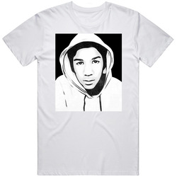 Trayvon Retro Graphic Unisex Cotton White Classic T Shirt