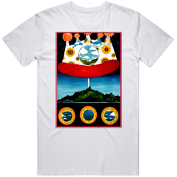 Olivia Tremor Control Dusk At Cubist Castle Retro Graphic Unisex Cotton White Classic T Shirt