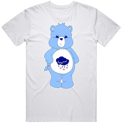 Grumpy Bear Care Bear Funny Retro Graphic Unisex Cotton White Classic T Shirt