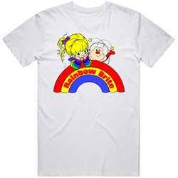Rainbow Brite Tv Show Retro Graphic Unisex Cotton White Classic T Shirt